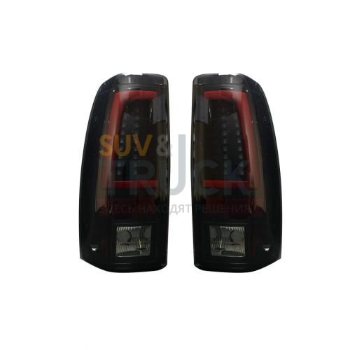 Chevy Silverado & GMC Sierra 99-07 (Fits 2007 "Classic" Body Style Only) OLED TAIL LIGHTS - Smoked Lens