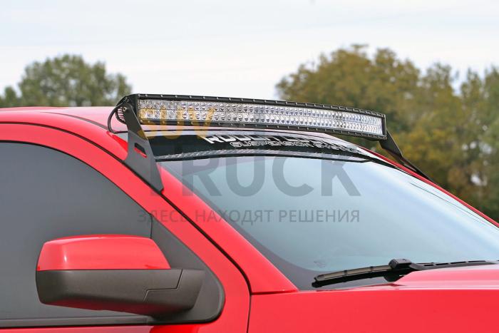 Кронштейн для изогнутой LED балки 54'' над лобовым стеклом Chevrolet  Silverado 2500 HD 4WD/2WD 2015-16