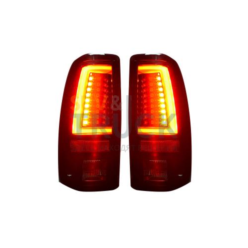 Chevy Silverado & GMC Sierra 99-07 (Fits 2007 "Classic" Body Style Only) OLED TAIL LIGHTS - Smoked Lens