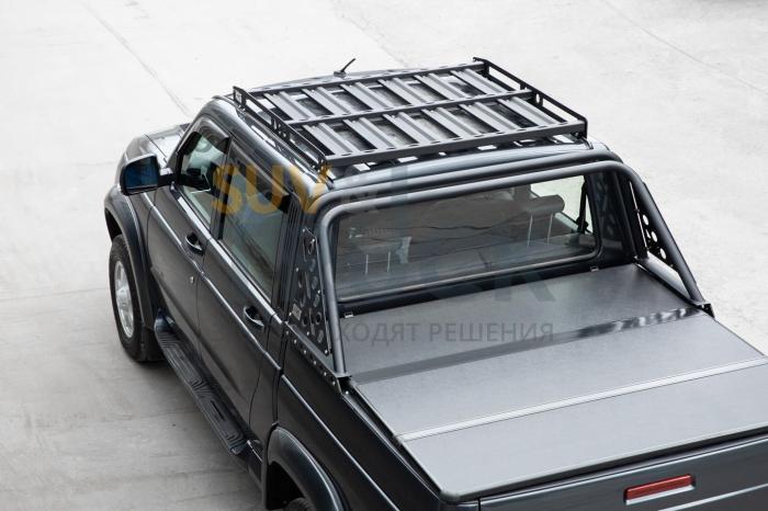 Багажник Raizer-T для УАЗ Патриот (Пикап), покрытие Raptor