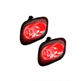 Ford 15-17 F150 & 17-18 RAPTOR & 17-18 SUPERDUTY Ultra High Power LED Mirror / Puddle Light Kit - RED