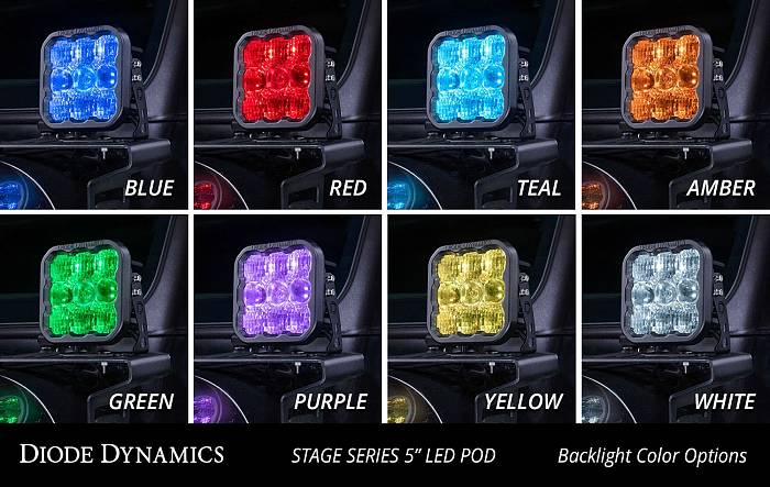 LED-модуль Stage Series 5" Pro янтарный рабочий свет