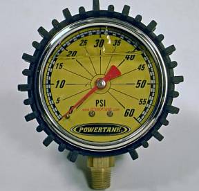 Жидкостный манометр ø 2.5", 0-60 PSI