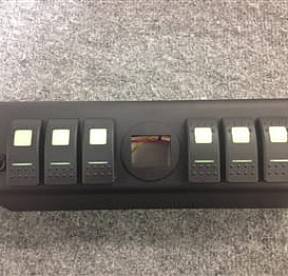 JK Switch Panel 6 Switch W/Genesis Adapter 09-17 Wrangler JK G Screen Not Included Amber sPOD