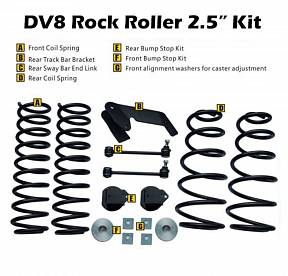 Rock Roller 2.5" Lift Kit w/ Shocks/Springs/ Brackets/ Spacers/ Bumpstops/ Endlinks/ Alignment Washers