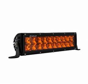 Двухрядная LED-балка Rigid Е-серия Amber PRO 10" дальний свет