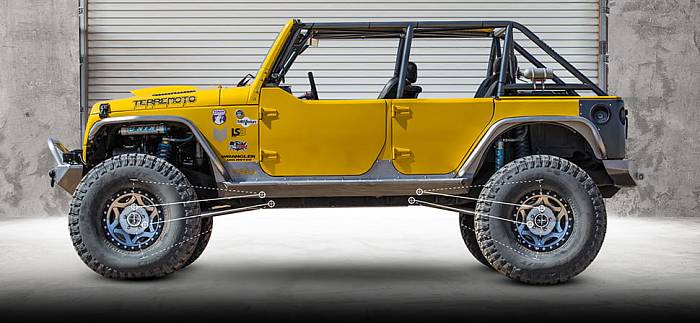 Конверсионный комплект подвески для JEEP WRANGLER JKU 4 двери