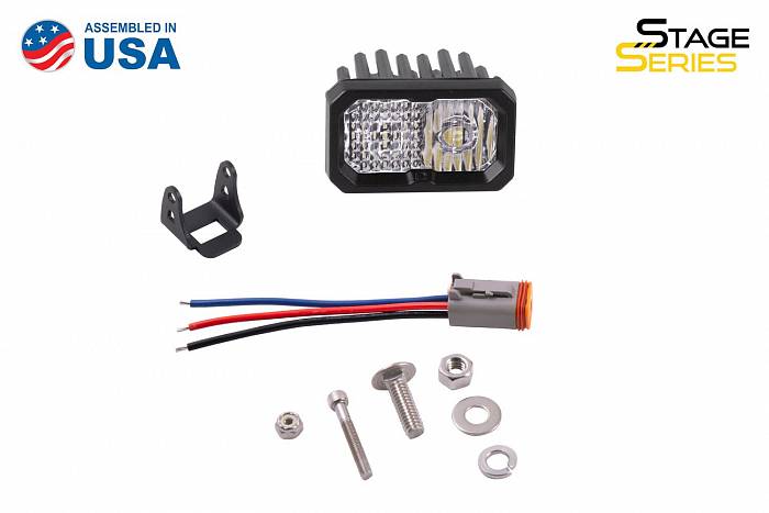 Белый LED-модуль SS2 Pro с синей подсветкой, дальний свет