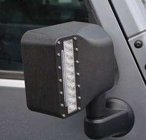 Jeep Wrangler LED Mirrors w/ Turn Signal Option
