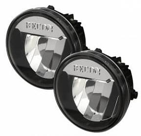 Ford 09-14 F-150 (Excluding RAPTOR) LED Fog Lights 2-Piece Set (Replaces Both OEM Ford F-150 09-14 Fog Lights) - Clear / Chrome