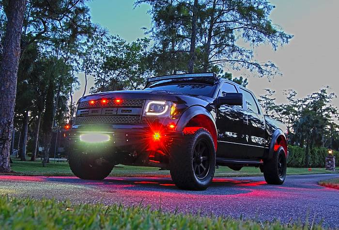 Фары головного света для Ford F150 и RAPTOR 2013-14- Clear / Chrome
