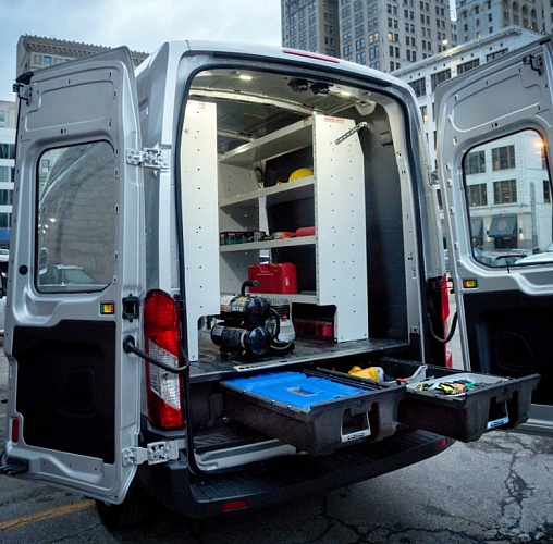Система хранения DECKED для Ford Econoline 1992-14 с колесной базой 350,5 см