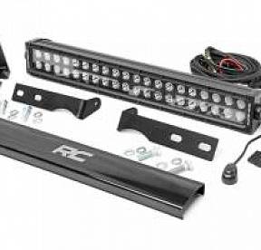 Двухрядная светодиодная балка 20'' в бампер Jeep Grand Cherokee 