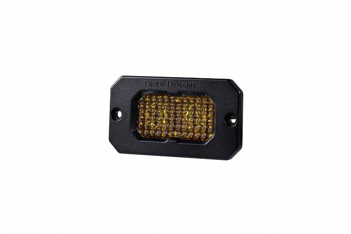 Врезной желтый LED-модуль SS2 Pro с янтарной подсветкой, рабочий свет