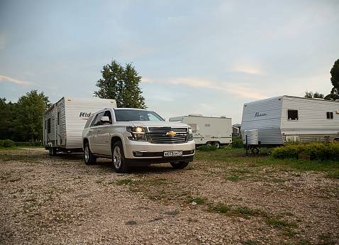 Тест-драйв Chevrolet Tahoe с прицепом