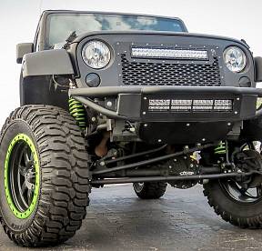 Передний бампер Venom для Jeep JK
