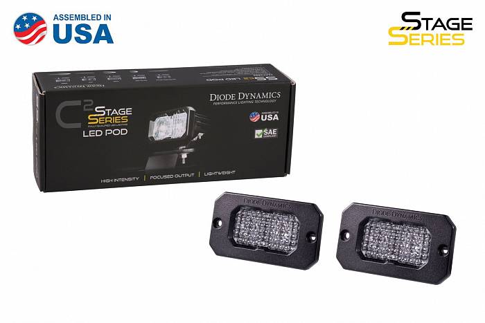 Врезные белые LED-модули SS2 Pro с белой подсветкой, рабочий свет