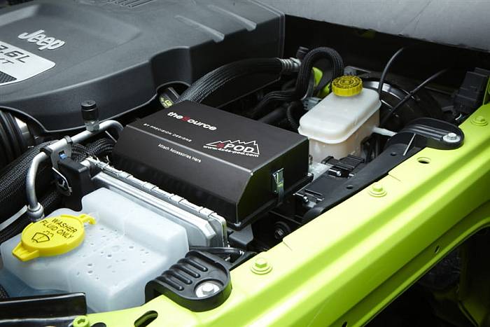 JK Switch Panel 6 Switch Dual 09-17 Wrangler JK Green sPOD