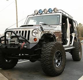 Бампер силовой для Jeep JK 2007-2017 под лебёдку 