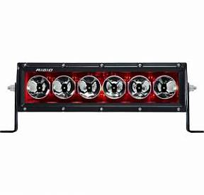 Фара 10″ Radiance Plus серия - красная подсветка