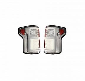 Ford F150 15-17 & RAPTOR 17-18 (Replaces OEM LED Style Tail Lights w Blind Spot Warning System) OLED TAIL LIGHTS - Clear Lens