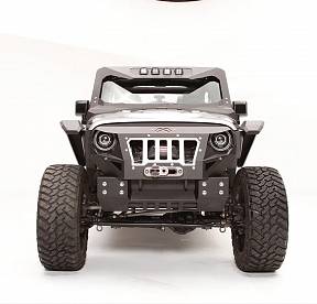 Защита переднего бампера "ГРАМПЕР"  для Jeep JK 2007-2017