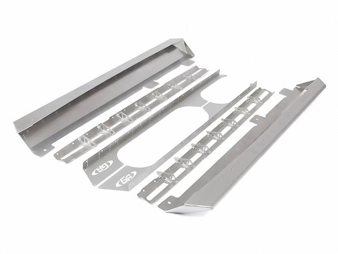 Защита порога алюминиевая для Jeep JK 4 двери "Rocker Guards"