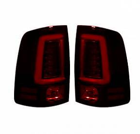 Dodge 13-17 RAM 1500/2500/3500 OLED TAIL LIGHTS (Replaces Factory OEM LED Tail Lights ONLY) - Red Lens