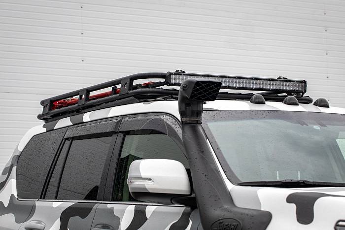 Универсальный экспедиционный багажник BMS Yukon для Toyota Prado, кунг Tundra, покрытие Line-X