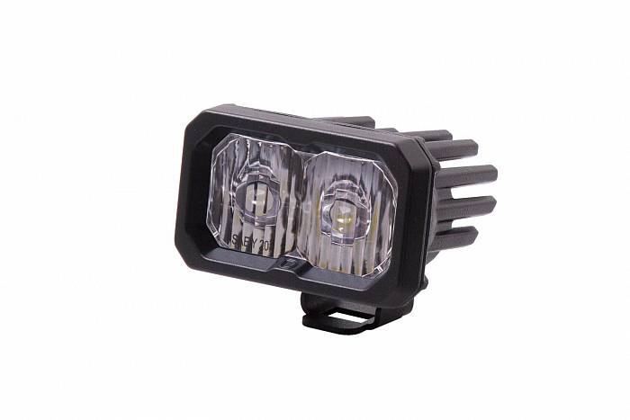 Белый LED-модуль SS2 Sport SAE с янтарной подсветкой, водительский свет