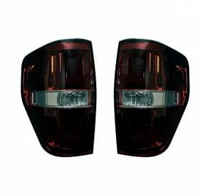 Ford F150 & RAPTOR 09-14 OLED TAIL LIGHTS - Dark Red Smoked Lens