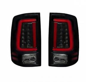 Dodge 13-17 RAM 1500/2500/3500 OLED TAIL LIGHTS (Replaces Factory OEM LED Tail Lights ONLY) - Smoked Lens