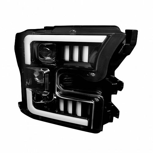 Фары головного света для Ford F150 15-17 - Smoked / Black
