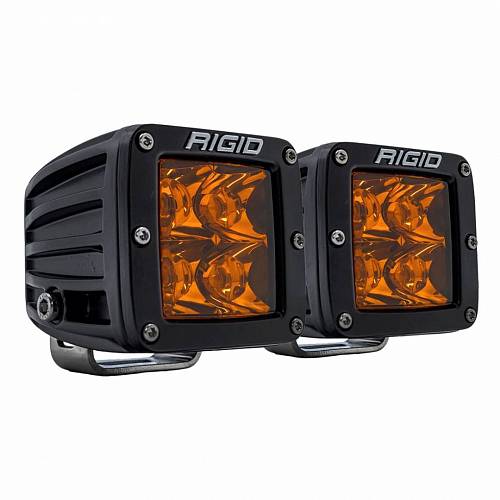 Янтарные LED-модули Rigid D-серия Pro, дальний свет (Spot)