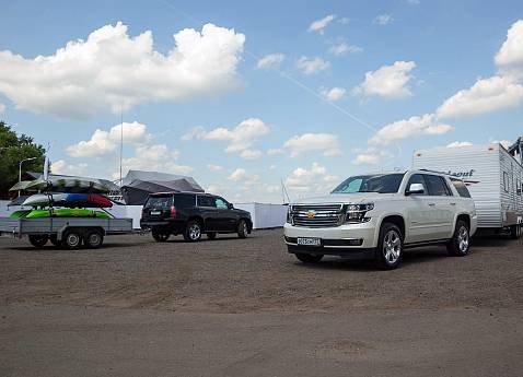 Тест-драйв Chevrolet Tahoe с прицепом