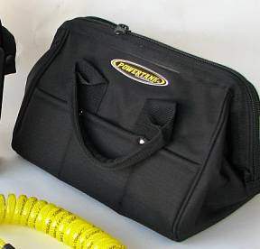 Carry Bag, 15" Wide Opening Top, Zippered, Blk. Nylon