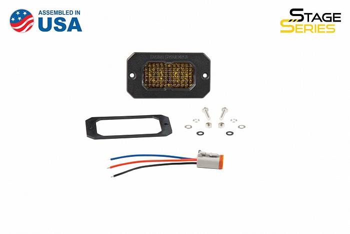 Врезной желтый LED-модуль SS2 Sport с янтарной подсветкой, рабочий свет