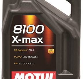 4 л MOTUL 8100 X-MAX 0W-30 для бензиновых и дизельных двигателей