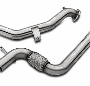 Выпускные трубы Downpipe 3'' x 2.25'' без кат. для Mustang EcoBoost 2.3L V4, 2015+