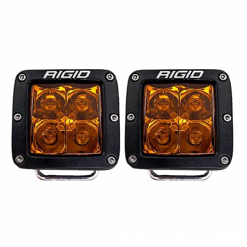 Янтарные LED-модули Rigid D-серия Pro, дальний свет (Spot)