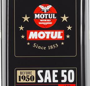 2 л MOTUL Classic Oil SAE 50 для 4-х тактных коллекционных авто и мотоциклов