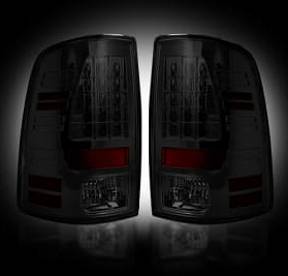 Dodge 13-17 RAM 1500/2500/3500 LED TAIL LIGHTS (Replaces Factory OEM LED Tail Lights ONLY) - Smoked Lens