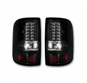 Ford F150 04-08 Straight aka "Style" Side LED TAIL LIGHTS - Smoked Lens