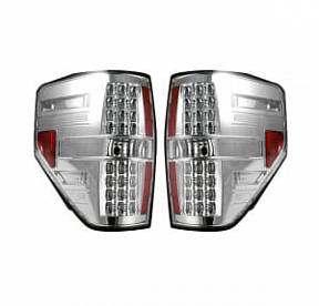 Ford F150 & RAPTOR 09-14 LED TAIL LIGHTS - Clear Lens