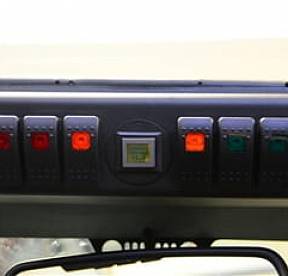 JK Switch Panel 6 Switch W/Genesis Adapter 07-08 Wrangler JK G Screen Not Included Multi Color sPOD