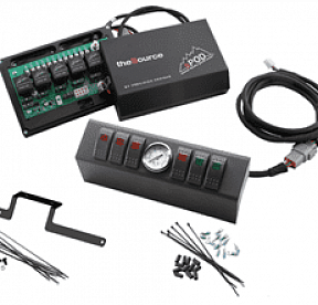 JK Switch Panel 6 Switch W/Air Gauge 09-17 Wrangler JK Multi Color sPOD