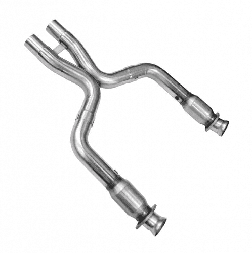 Приемные трубы X-Pipe с кат. для Mustang Shelby GT500, 2007-2014, 3'' x 3''