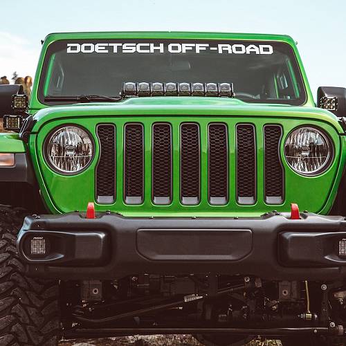 Короткие крепления для фар на обтекатель перед лобовым стеклом для Jeep Wrangler JL 