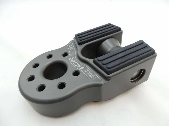 Шакл для буксировки с крюком FlatLink XXL - серый