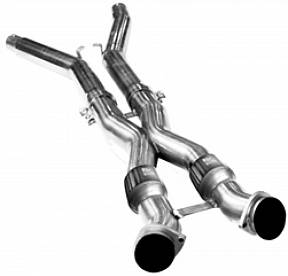 X-pipe с катализаторами Green для Chevrolet Corvette C6 LS2/LS3 6.0L/6.2L